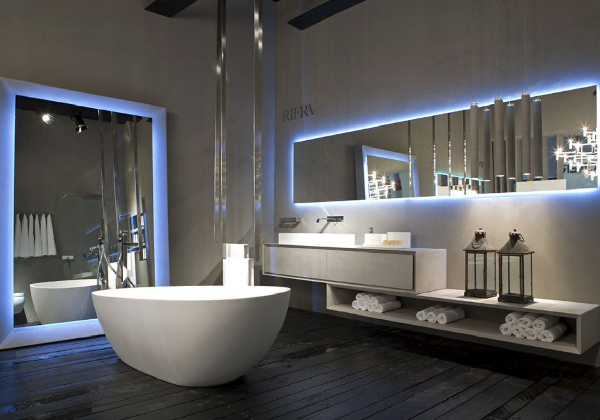 Illuminating & Creative LED Mirror Design Ideas - Sebring Design Build
