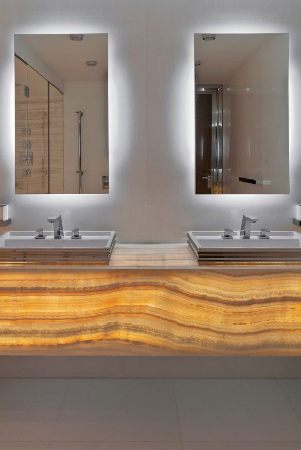 Illuminating & Creative LED Mirror Design Ideas - Sebring Design Build