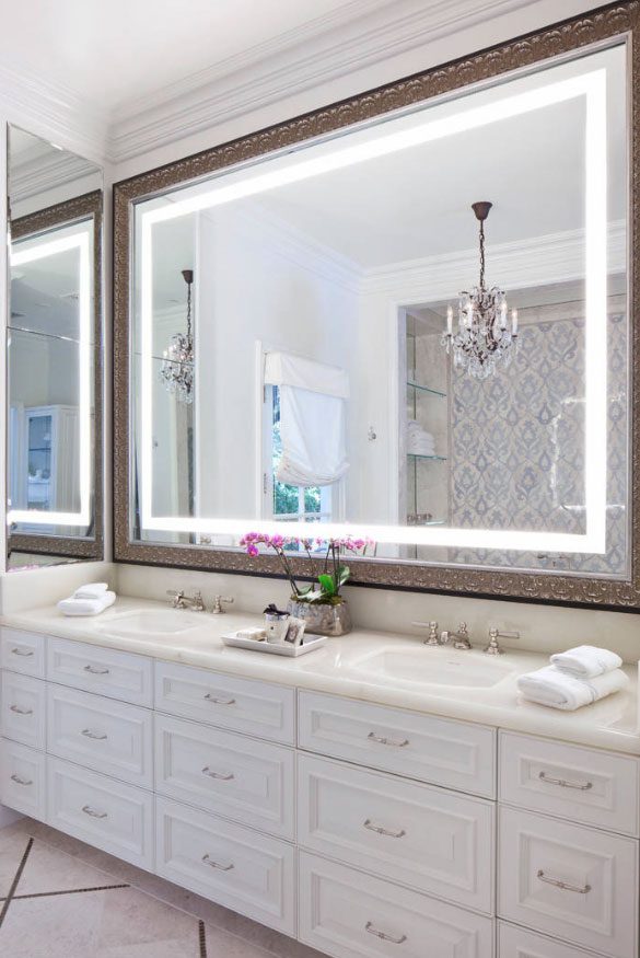 Illuminating & Creative LED Mirror Design Ideas - Sebring Design Build