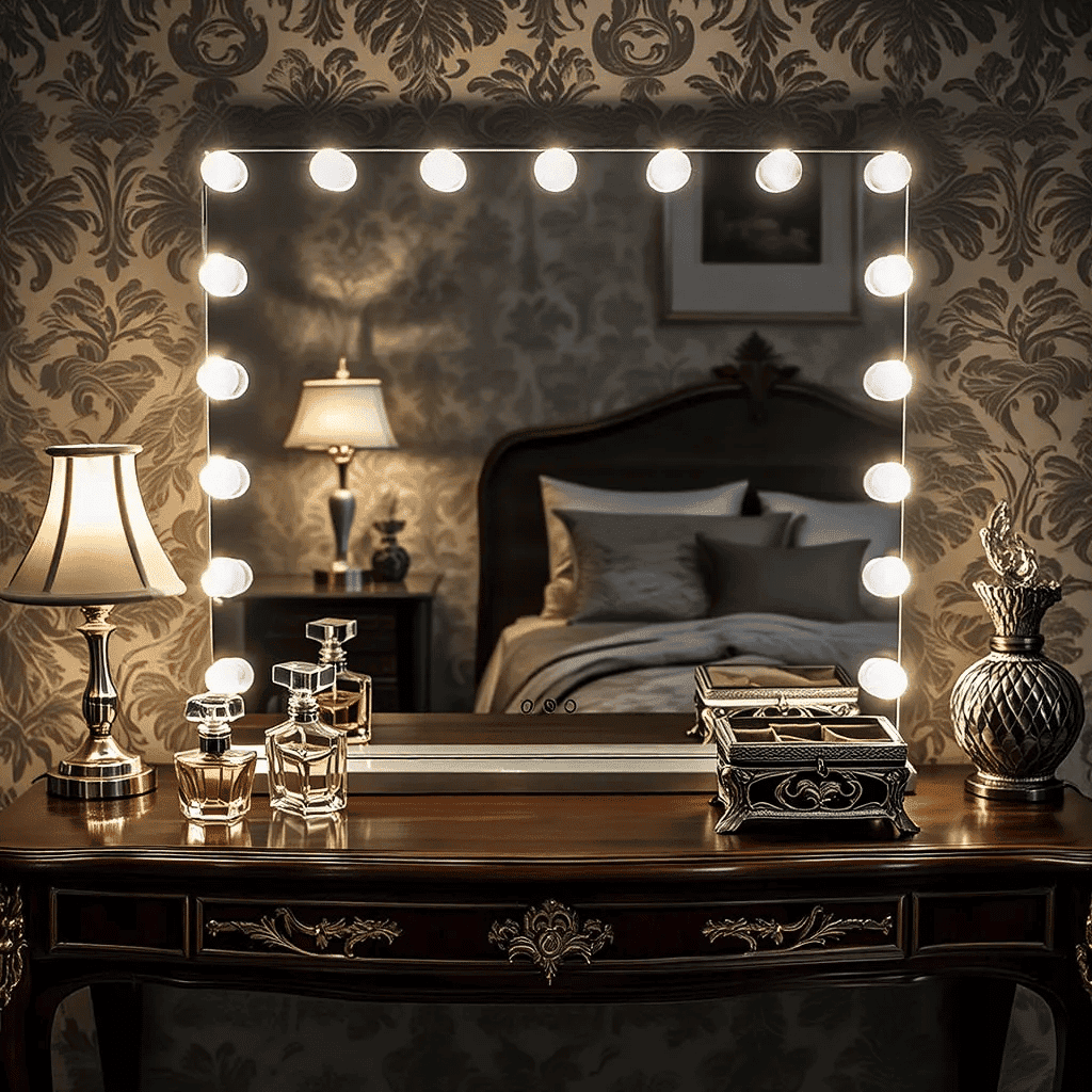 LED Light Mirror – Wall-Mounted Backlit Mirror for Bathroom & Dressing Table 1