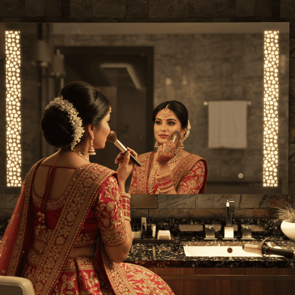 LED Bathroom Mirror with Anti-Fog & RGB Color-Changing Lights 1