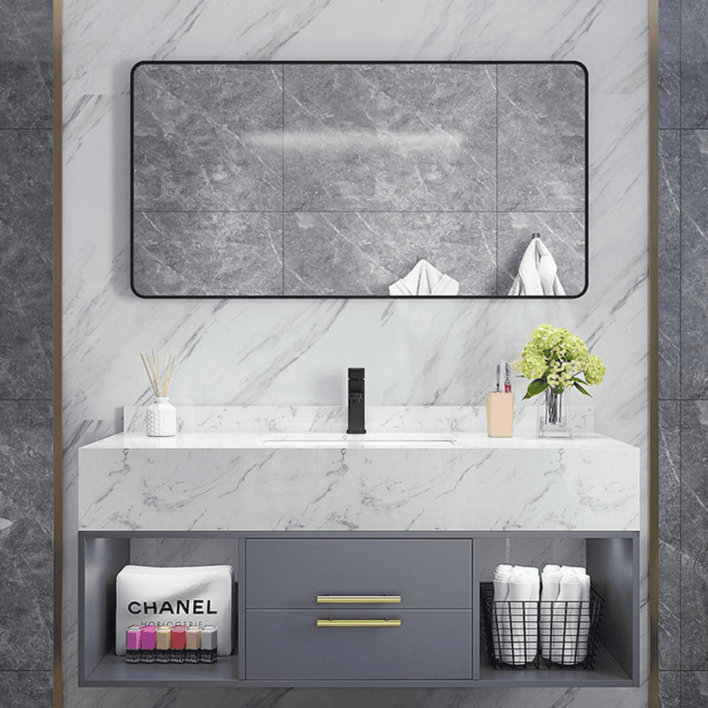 Hotel Decoration Led Backlit Mirror Wall Mounted Laser Logo Smart Led Heated Led Smart Bathroom Mirror