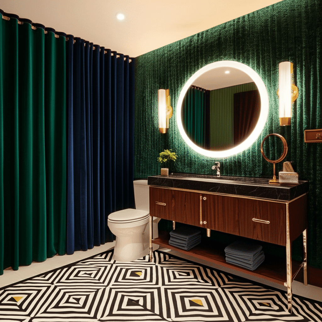 Modern Round LED Decorative Mirror
