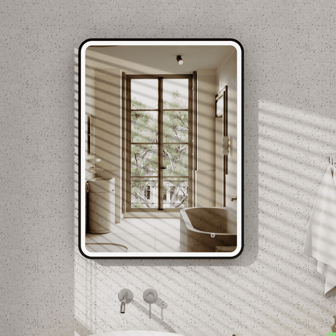 Interior Light Mirror – Modern LED Wall Mirror for Stylish Spacesvvvv