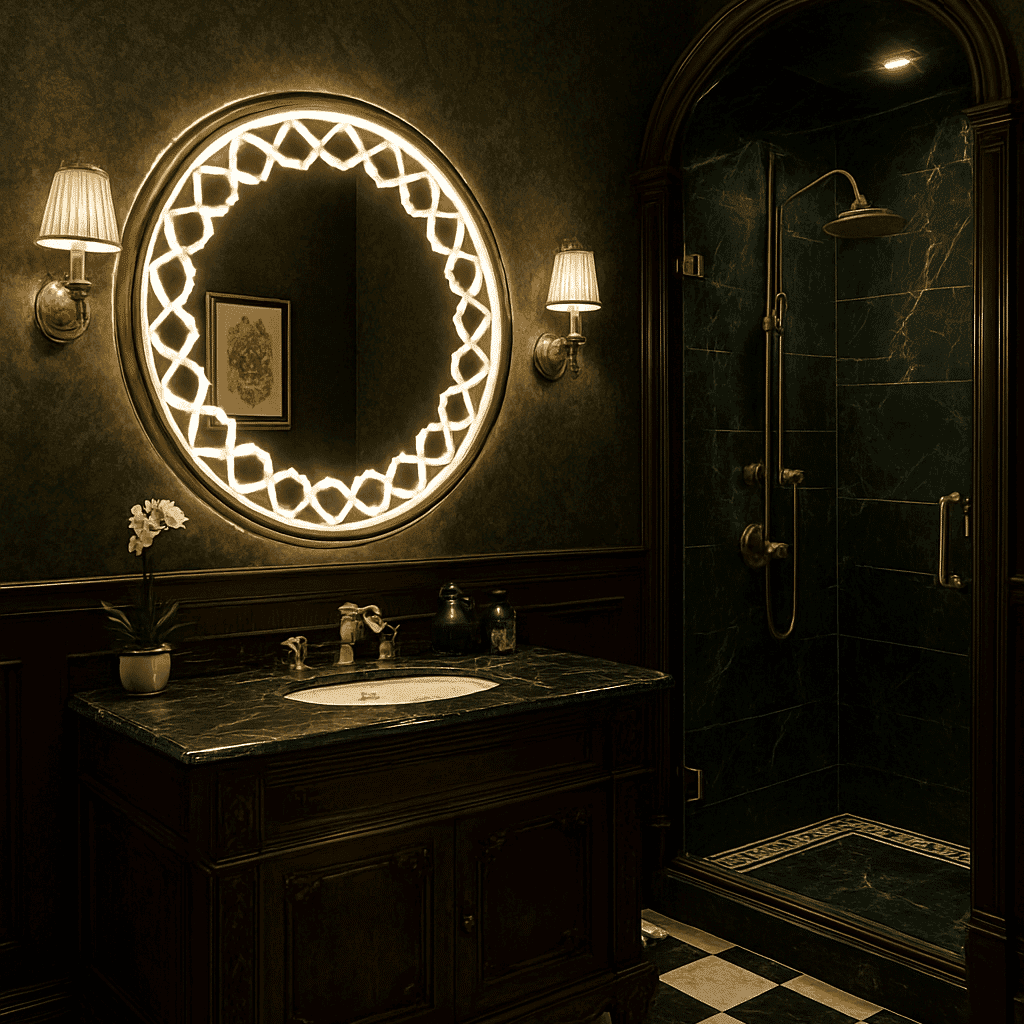 LED Smart Vanity Mirror with Adjustable Lighting & Sleek Touch Control1