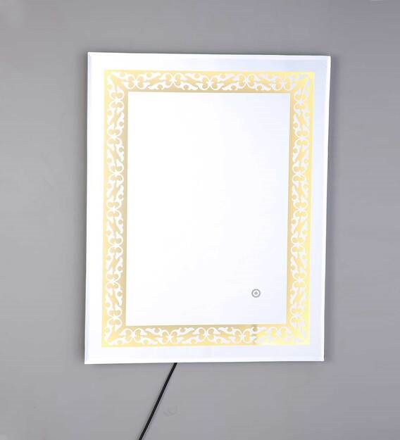 led rectangle wall mirror in blue colour led rectangle wall mirror in blue colour al5ywk