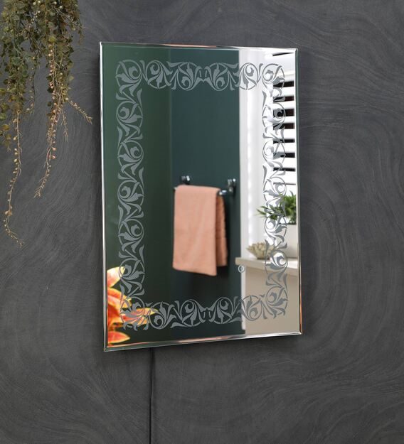 led rectangle wall mirror in blue colour led rectangle wall mirror in blue colour sysxil