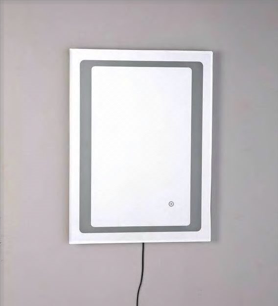 led rectangle wall mirror in white colour led rectangle wall mirror in white colour jeu6as