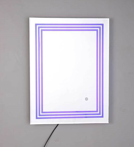 led rectangle wall mirror in white colour led rectangle wall mirror in white colour zk1itf