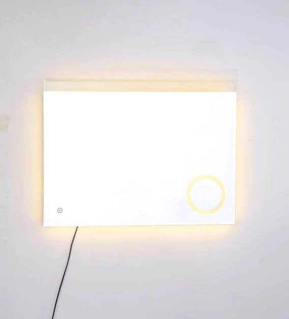 led rectangle wall mirror in white colour led rectangle wall mirror in white colour tnbmjo
