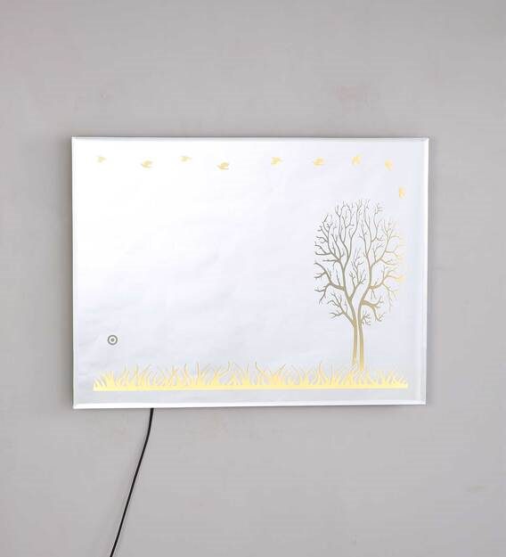 led rectangle wall mirror in white colour led rectangle wall mirror in white colour irem6g