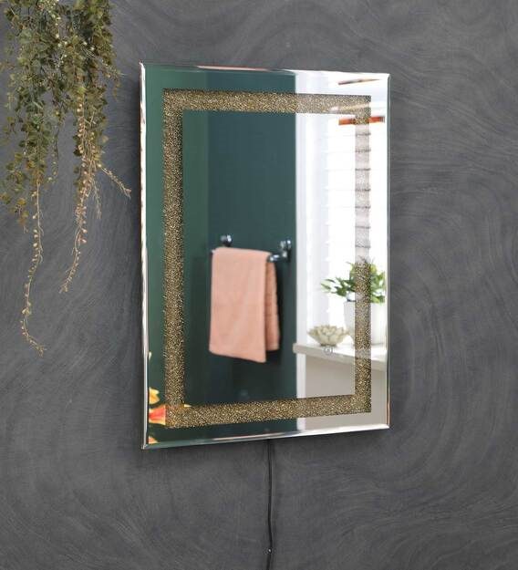 led rectangle wall mirror in yellow colour led rectangle wall mirror in yellow colour rz5bdg