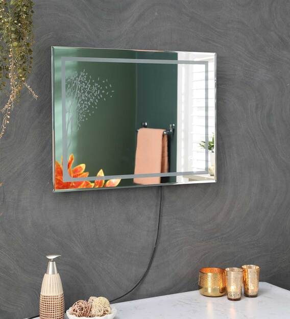 led rectangle wall mirror in yellow colour led rectangle wall mirror in yellow colour ssgw1h