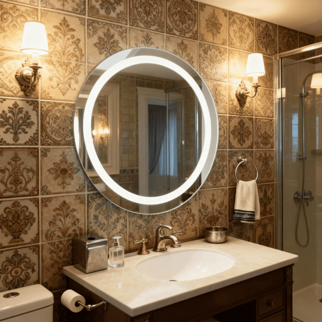 LED Frameless Vanity Mirror with Ultra-Clear Anti-Glare Lighting 1