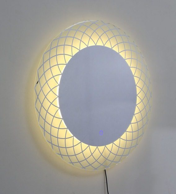 round wall mirror in silver colour round wall mirror in silver colour suon0z