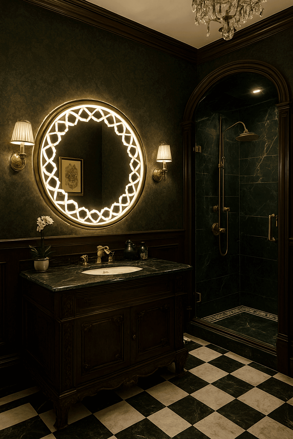 LED Smart Vanity Mirror with Adjustable Lighting & Sleek Touch Control 2