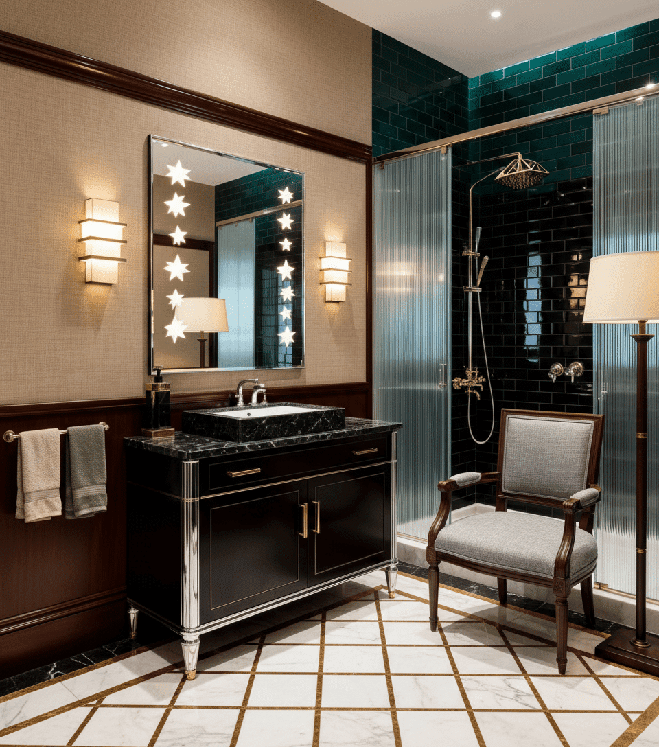 Belgium Style LED Mirror with Frosted Lighting 2