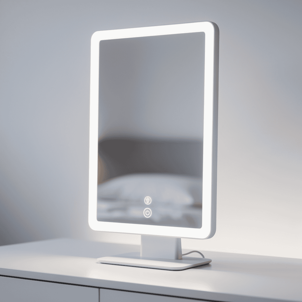 360° Adjustable Vanity Mirror with Touch Control
