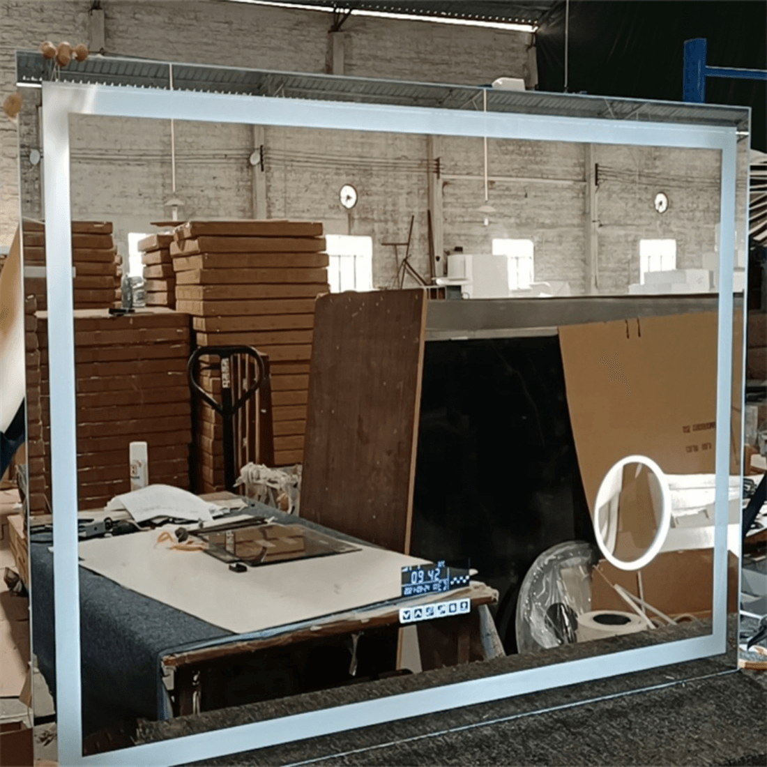 Luxury Hotel Mirror with LED Lighting - Premium Bathroom Mirror for Hospitality