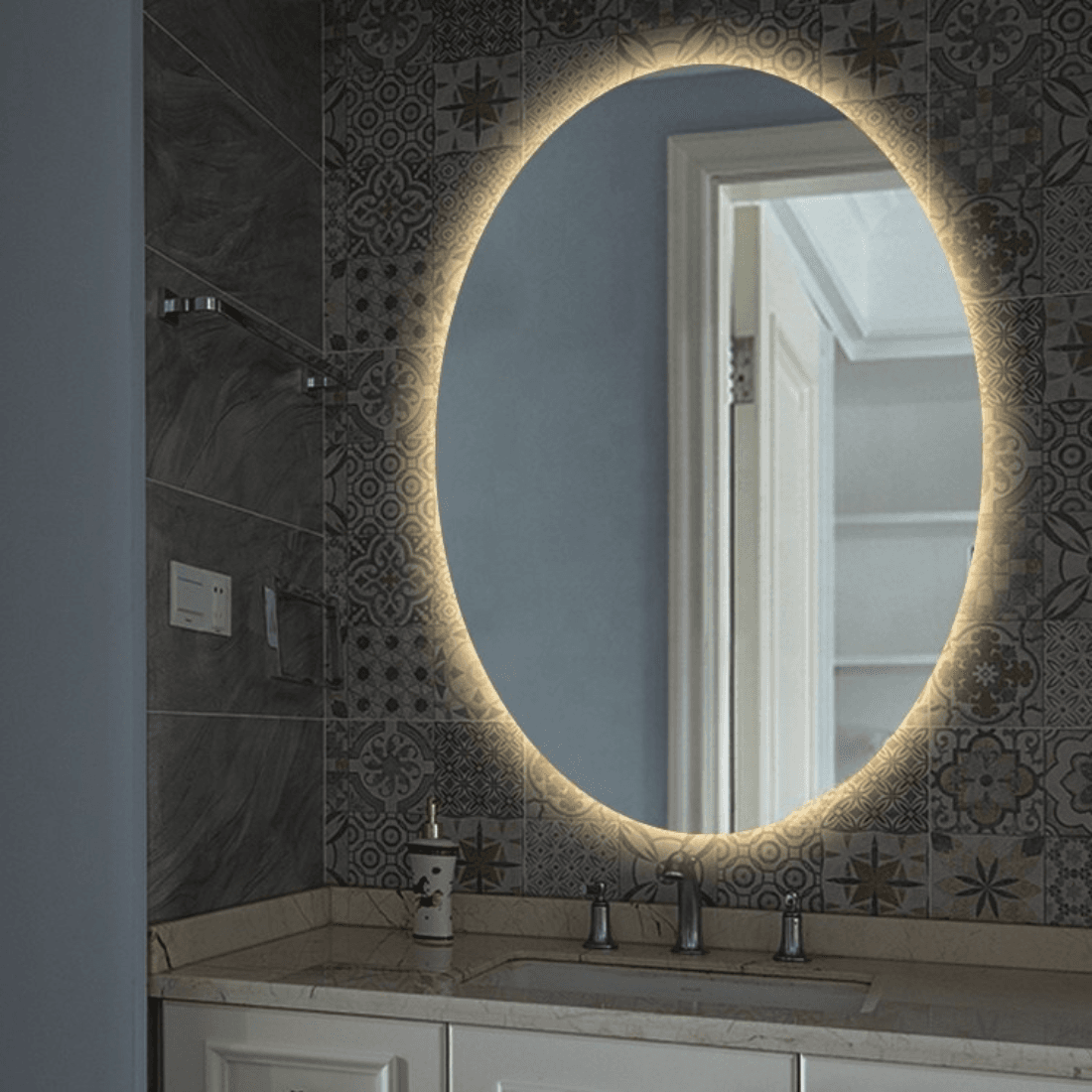 Backlit Oval Light Mirror 500×625 1