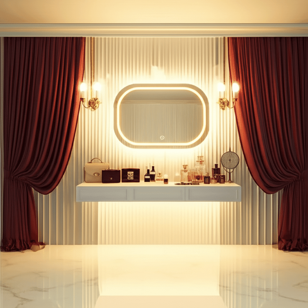Frameless Oblong LED Mirror for Contemporary Bathrooms