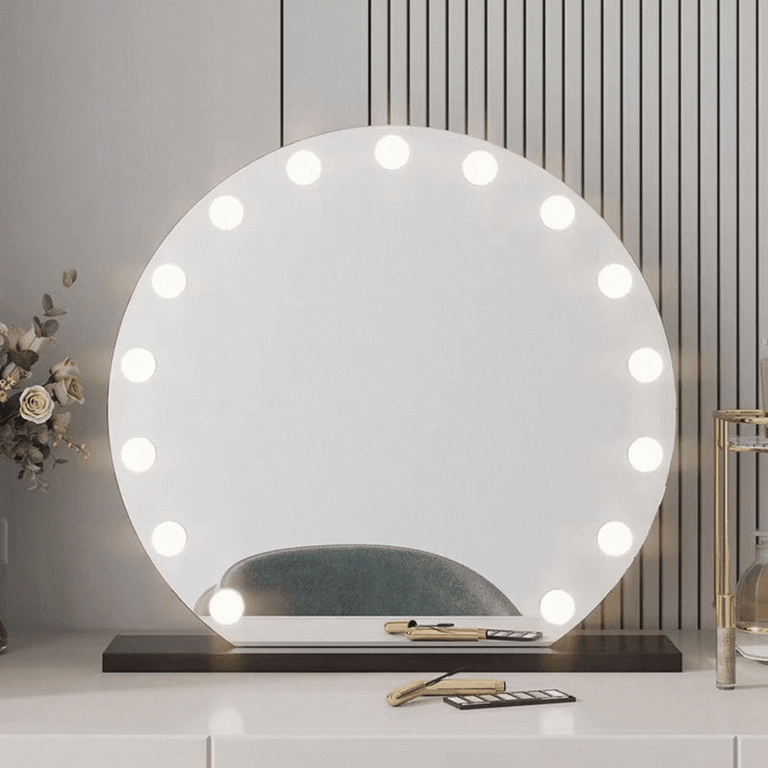 hollywood vanity mirror hub with led bulb ledmirror.in dp355