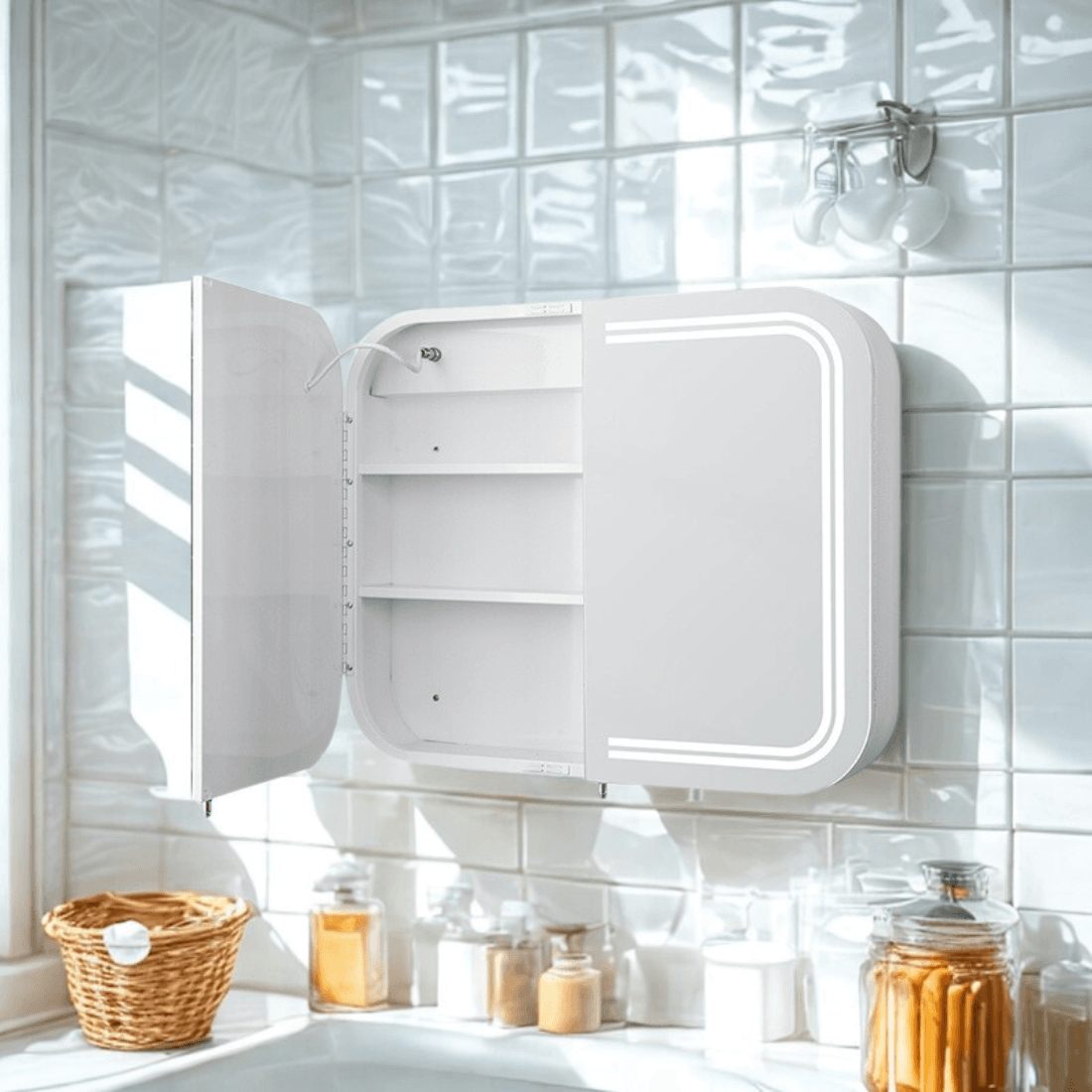 cabinet curved