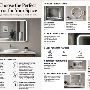 The New Era of Smart LED Mirror Designs for Modern Bathrooms