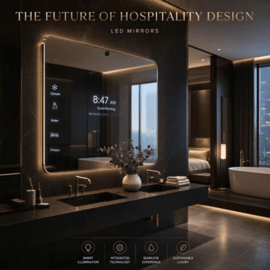 Design a Comfortable Modern Guest Room – GLAMO Light Mirrors India.