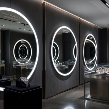 Transforming Shopping Mall Interiors with LED Mirrors