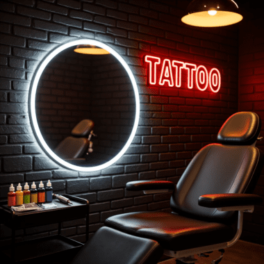 Commercial LED Mirrors for Restaurants, Cafés, and Terraces