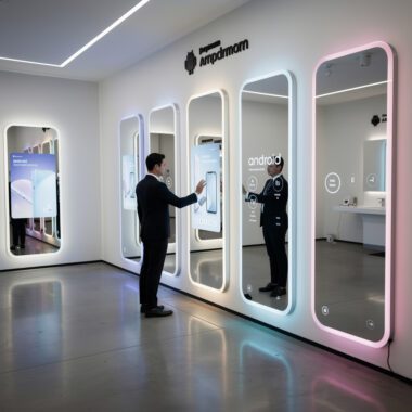 Innovative Smart LED Mirrors for Technology Showrooms