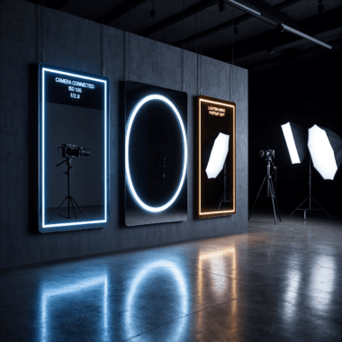 LED Mirrors for Interactive Science Museums