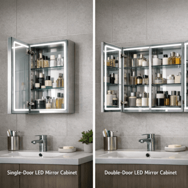 Modern LED Mirror Cabinet for Luxury Bathroom Storage