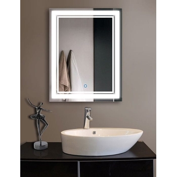 Rectangular LED Mirror India – Premium Bathroom Mirror with Illuminated LED Border