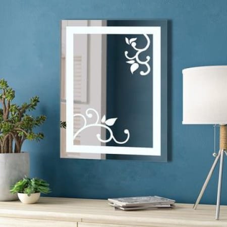 Floral FramelessFrostedMirror 360x