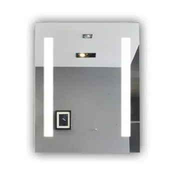 Rectangular LED Mirror with Vertical LED Strips – Modern Mirror for Bathroom and Vanity Spaces