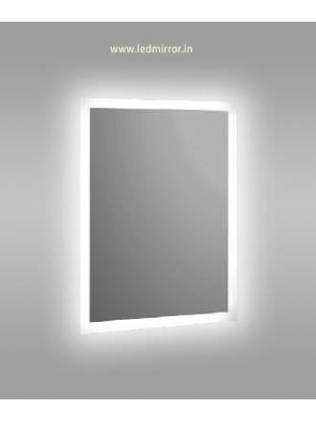 Rectangular LED Mirror with Full LED Border – Modern Mirror for Bathroom and Vanity Spaces