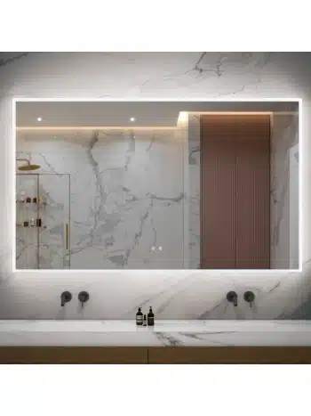 backlit led mirror large