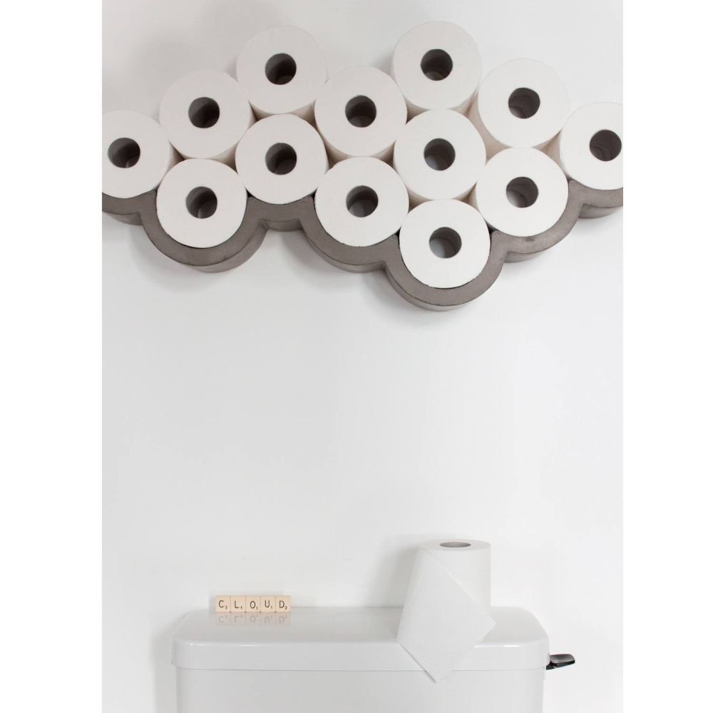 contemporary hive design bathroom toilet paper roll holder.