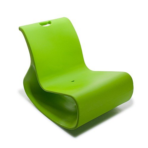 contemporary and bright lounge rocker.
