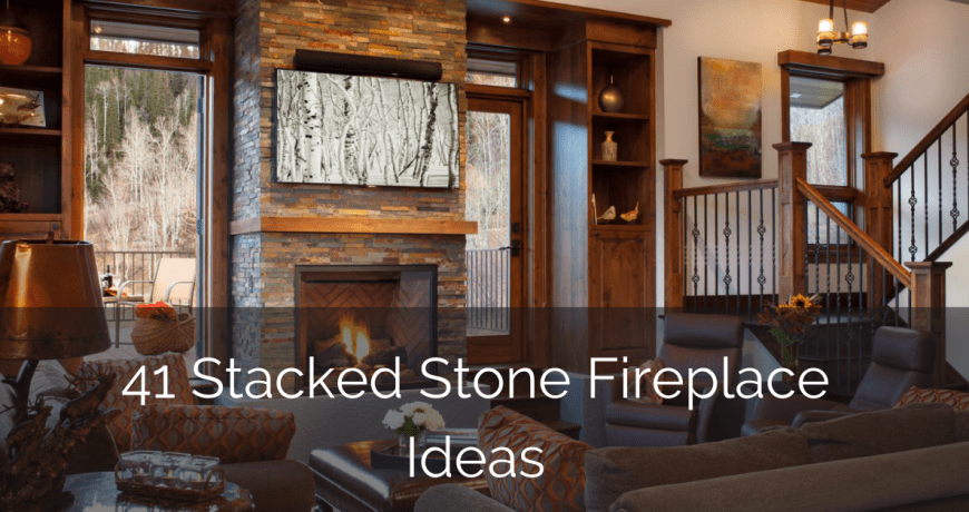 stacked stone veneer fireplace ideas sebring design build F0