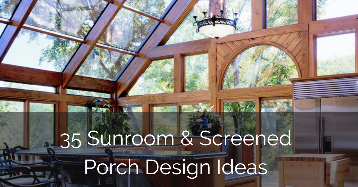 35 Sunroom & Screened Porch Design Ideas – GLAMO Light Mirrors India.