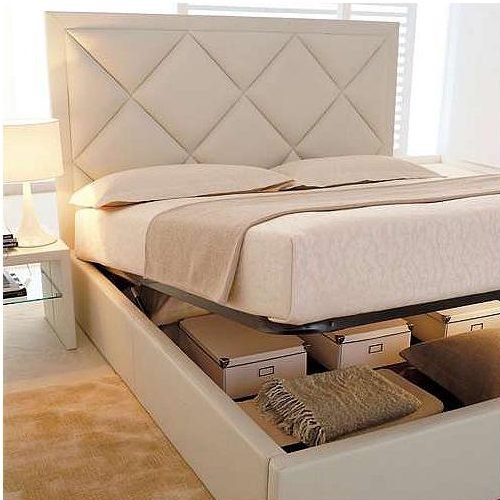 modern storage bed.