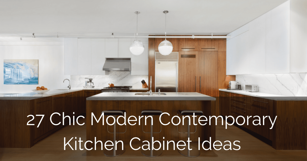 27 Chic Modern Contemporary Kitchen Cabinet Ideas Sebring Design Build – GLAMO Light Mirrors India.