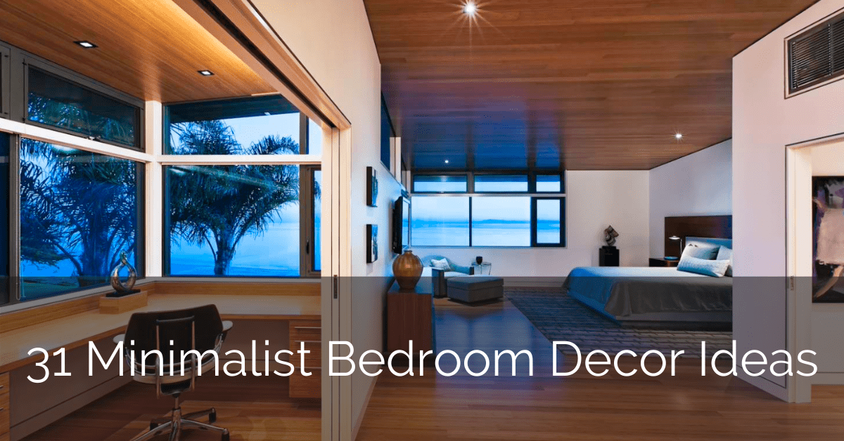 31 Minimalist Bedroom Decor Ideas – GLAMO Light Mirrors India.