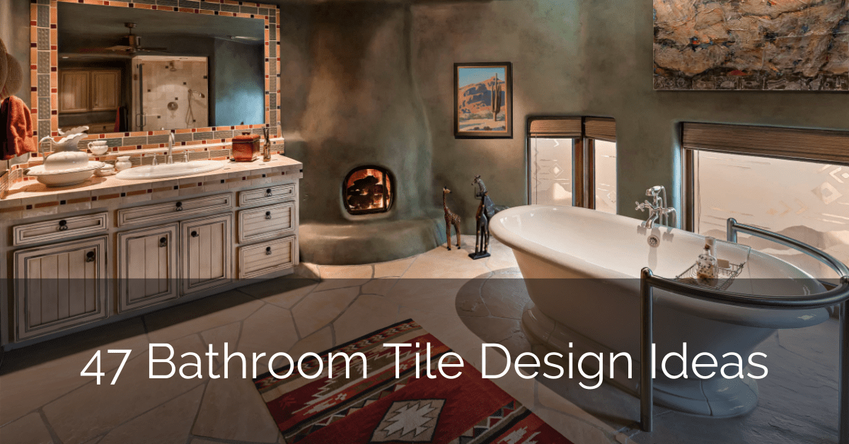47 Bathroom Tile Design Ideas – GLAMO Light Mirrors India.