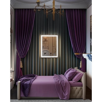 Rectangular LED Mirror with Bright Backlighting | Modern Bathroom Mirror 2