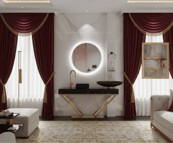 Circular LED Mirror with Soft Backlighting | Modern Frameless Bathroom Mirror 2