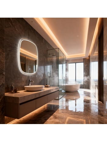 Premium Oval Backlit Mirror for Modern Interiors